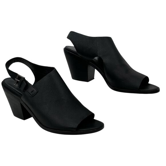 Eileen Fisher Glance Sling Back Heel Sandal Women's SZ 11 Black Comfort Capsule - Picture 5 of 10